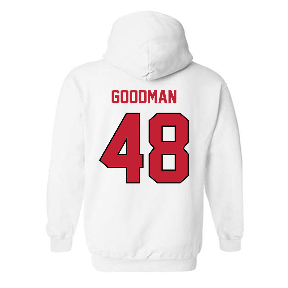 Wisconsin - NCAA Football : Andrew Goodman - Classic Shersey Hooded Sweatshirt-1