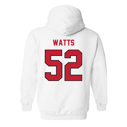 Wisconsin - NCAA Football : Hardy Watts - Classic Shersey Hooded Sweatshirt-1