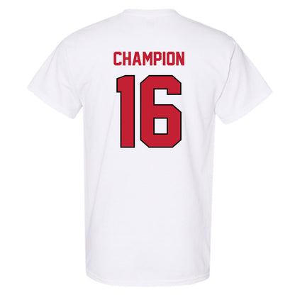 Wisconsin - NCAA Women's Volleyball : Decelise Champion - Classic Shersey T-Shirt-1