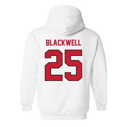 Wisconsin - NCAA Men's Basketball : John Blackwell - Classic Shersey Hooded Sweatshirt-1