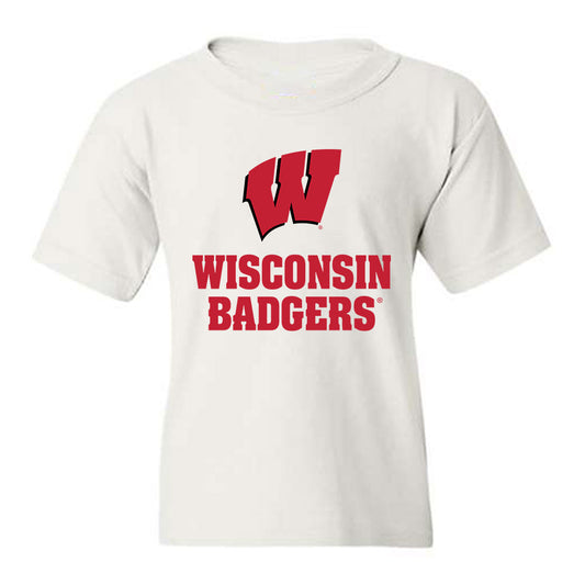 Wisconsin - NCAA Football : Eugene Hilton Jr - Classic Shersey Youth T-Shirt-0