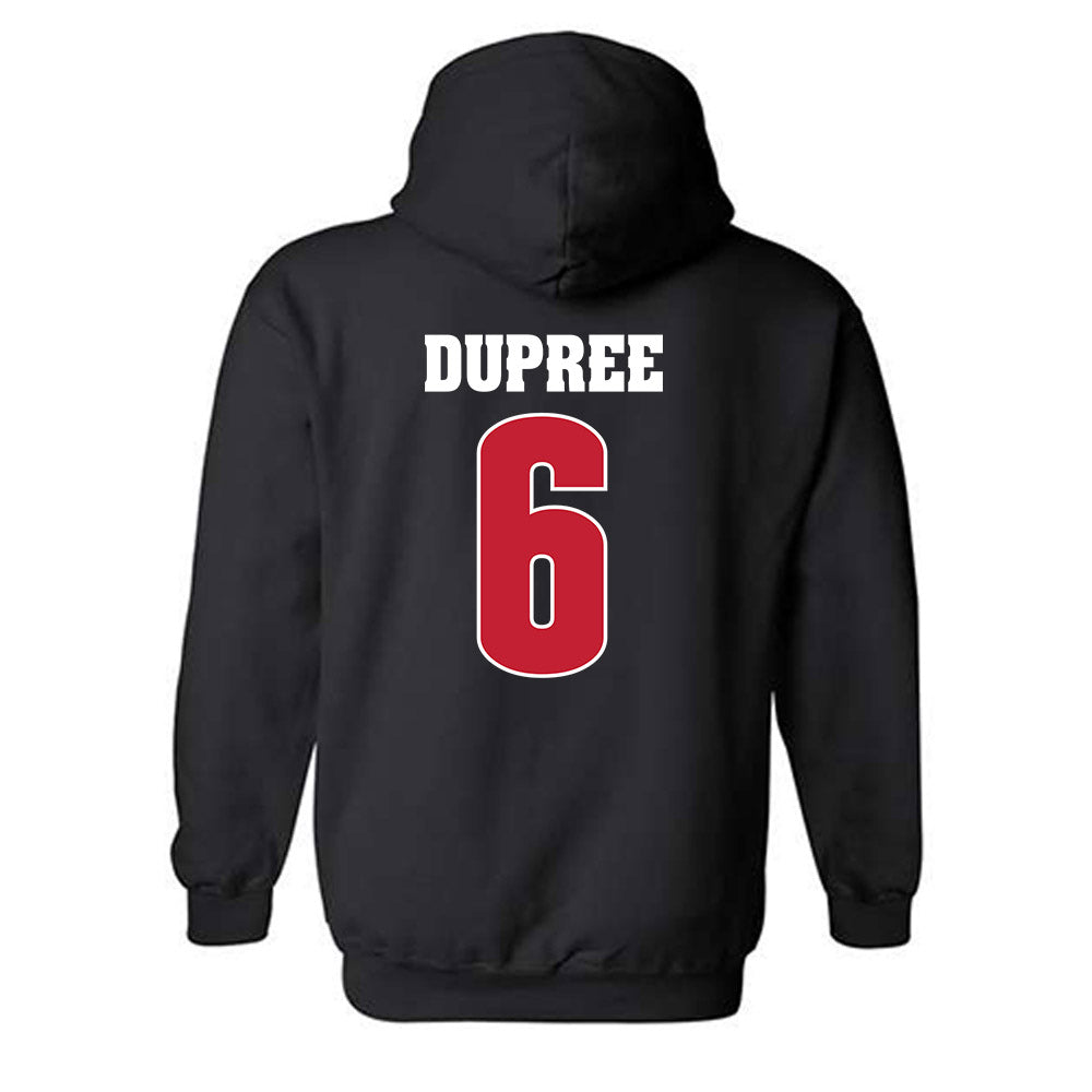 Wisconsin - NCAA Football : Darrion Dupree - Classic Shersey Hooded Sweatshirt-1
