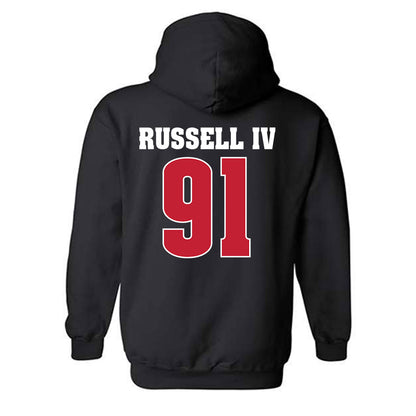 Wisconsin - NCAA Football : Hammond Russell IV - Classic Shersey Hooded Sweatshirt-1