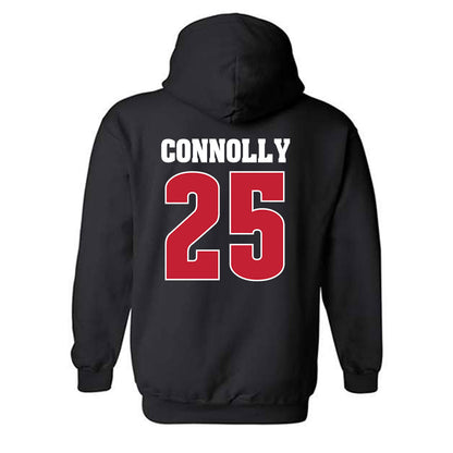 Wisconsin - NCAA Women's Soccer : Erin Connolly - Classic Shersey Hooded Sweatshirt-1