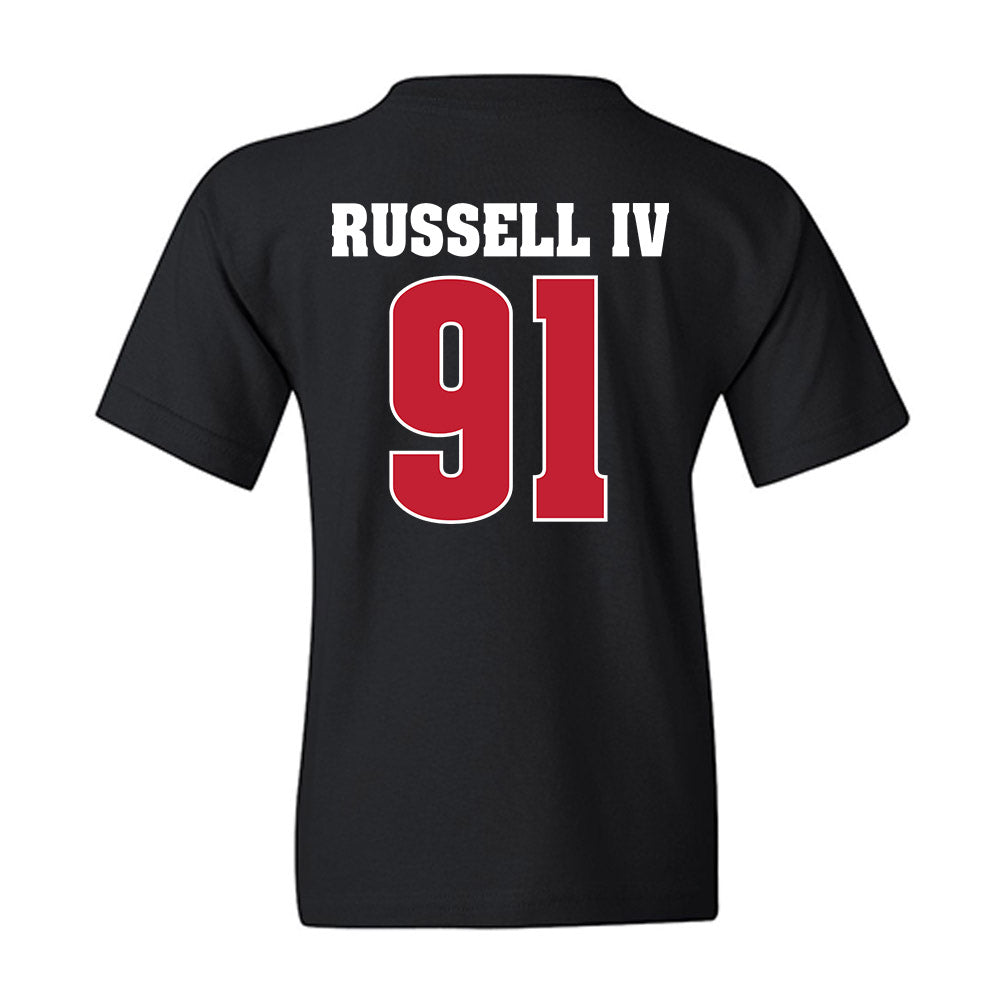 Wisconsin - NCAA Football : Hammond Russell IV - Classic Shersey Youth T-Shirt-1