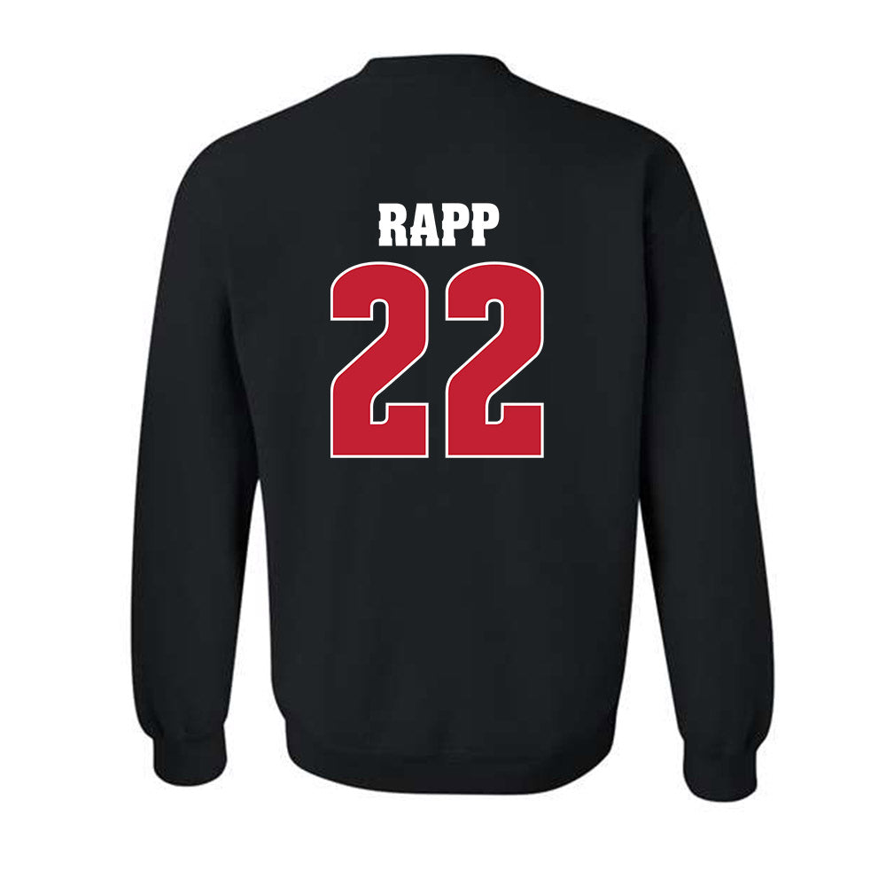 Wisconsin - NCAA Men's Basketball : Austin Rapp - Classic Shersey Crewneck Sweatshirt-1