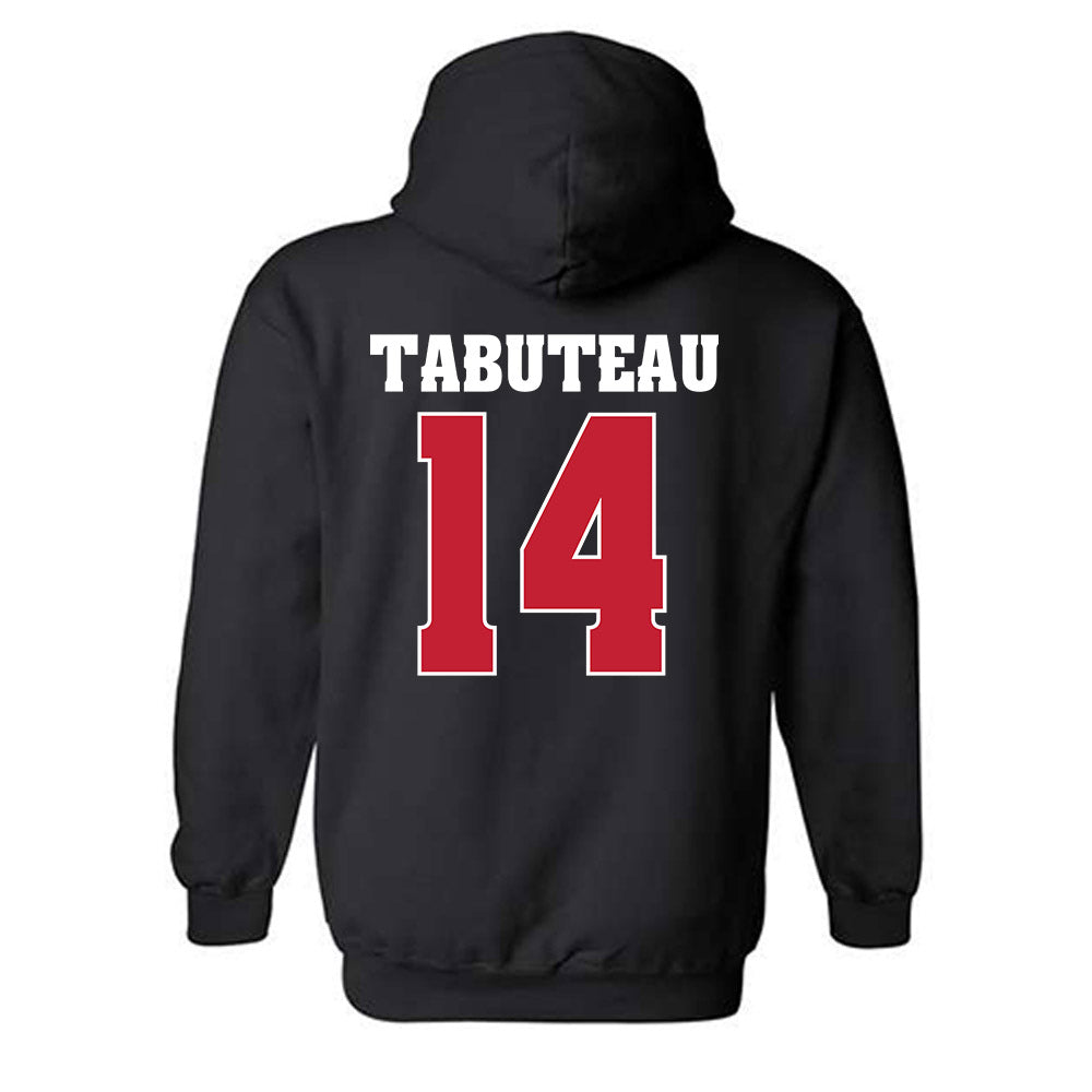 Wisconsin - NCAA Football : Keeyshawn Tabuteau - Classic Shersey Hooded Sweatshirt-1