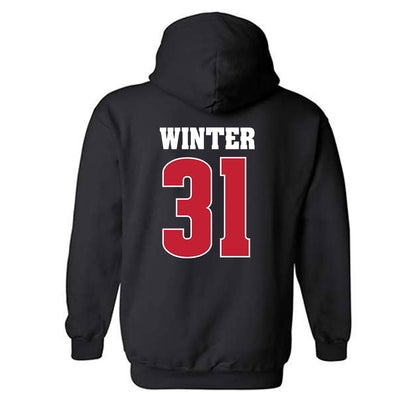 Wisconsin - NCAA Men's Basketball : Nolan Winter - Classic Shersey Hooded Sweatshirt-1