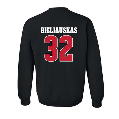 Wisconsin - NCAA Men's Basketball : Aleksas Bieliauskas - Classic Shersey Crewneck Sweatshirt-1