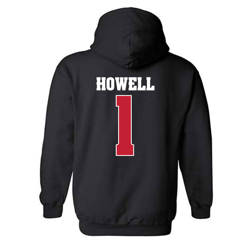 Wisconsin - NCAA Women's Basketball : Destiny Howell - Classic Shersey Hooded Sweatshirt-1