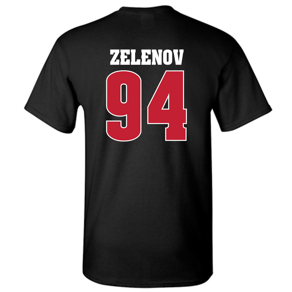 Wisconsin - NCAA Men's Ice Hockey : Vasily Zelenov - Classic Shersey T-Shirt-1