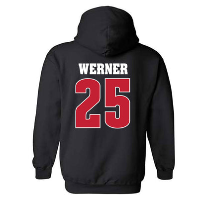 Wisconsin - NCAA Softball : Madison Werner - Classic Shersey Hooded Sweatshirt-1