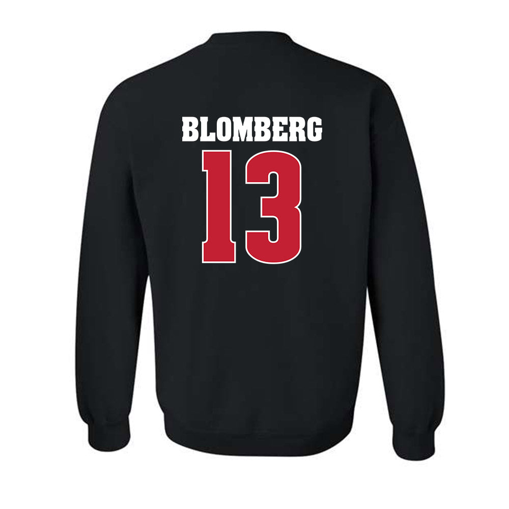 Wisconsin - NCAA Softball : Addison Blomberg - Classic Shersey Crewneck Sweatshirt-1