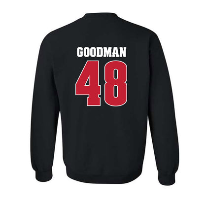 Wisconsin - NCAA Football : Andrew Goodman - Classic Shersey Crewneck Sweatshirt-1