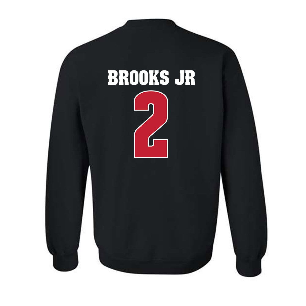 Wisconsin - NCAA Football : Chris Brooks Jr - Classic Shersey Crewneck Sweatshirt-1