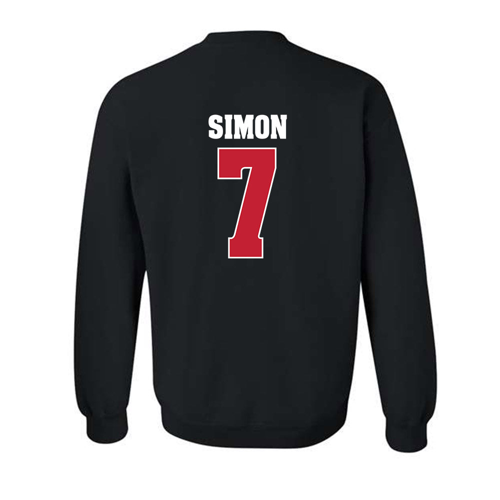 Wisconsin - NCAA Women's Volleyball : Kristen Simon - Classic Shersey Crewneck Sweatshirt-1