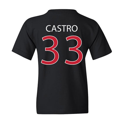 Wisconsin - NCAA Men's Ice Hockey : Anton castro - Classic Shersey Youth T-Shirt-1