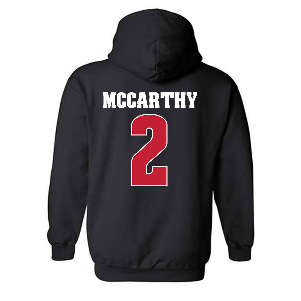 Wisconsin - NCAA Women's Ice Hockey : Finley McCarthy - Classic Shersey Hooded Sweatshirt-1