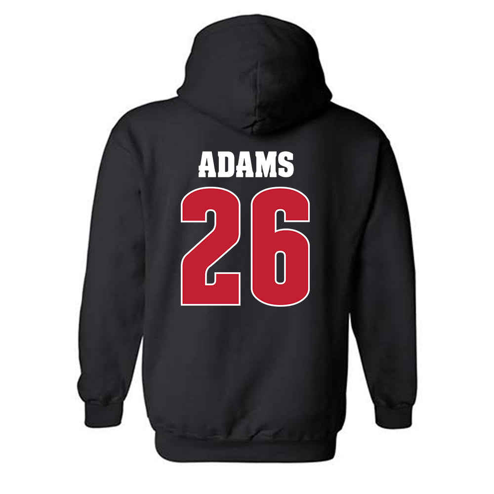 Wisconsin - NCAA Football : Eli Adams - Classic Shersey Hooded Sweatshirt-1