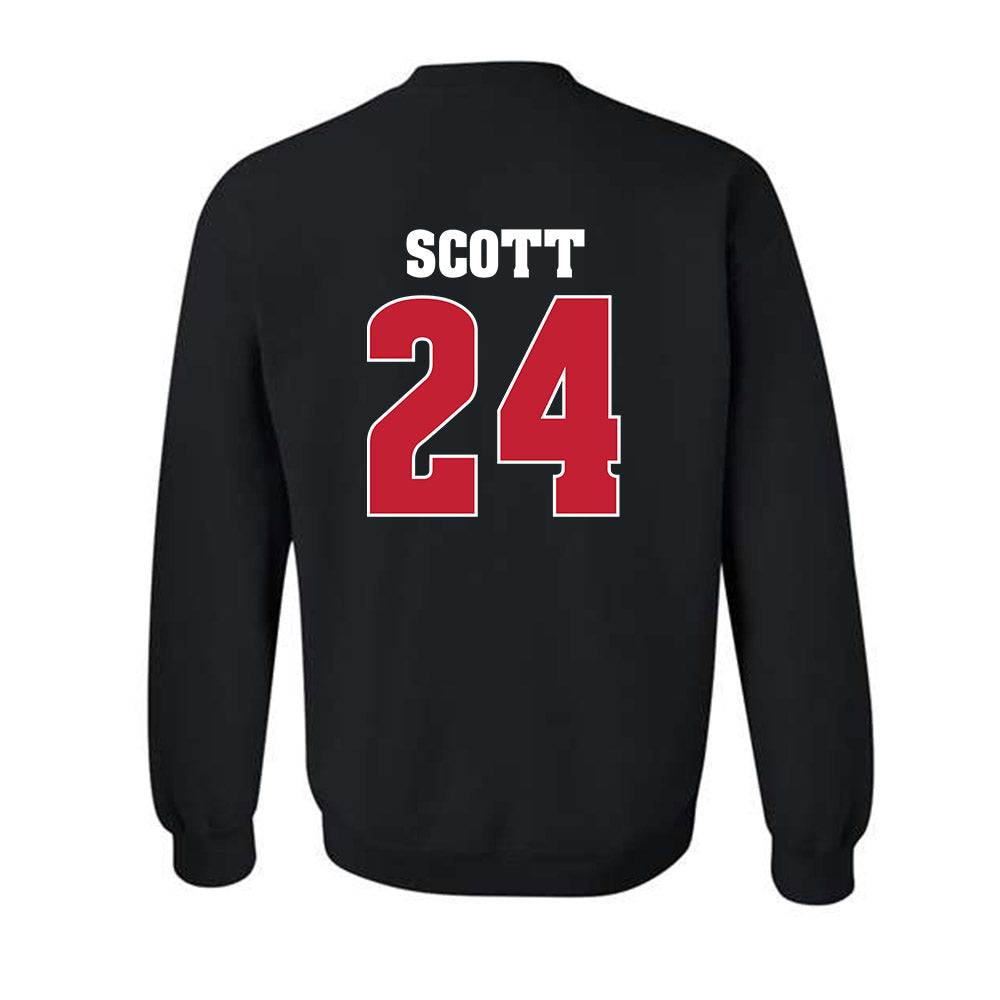 Wisconsin - NCAA Football : Jaimier Scott - Classic Shersey Crewneck Sweatshirt-1