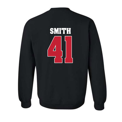 Wisconsin - NCAA Football : McCoy Smith - Classic Shersey Crewneck Sweatshirt-1