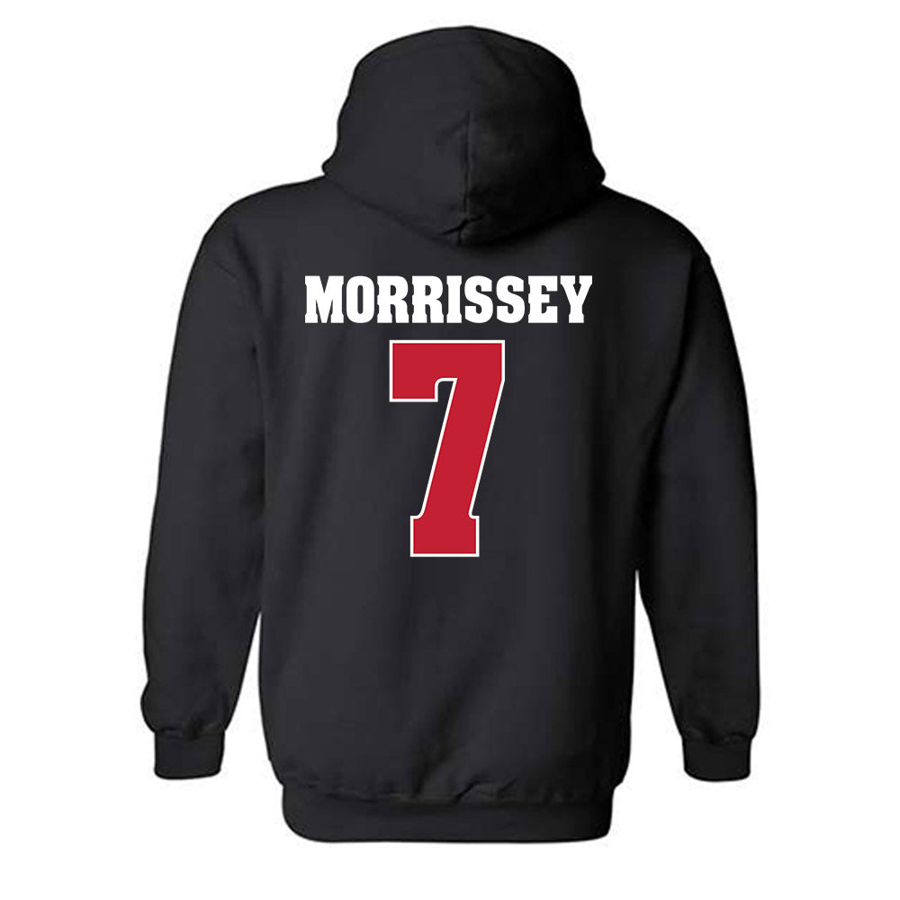 Wisconsin - NCAA Men's Ice Hockey : Gavin Morrissey - Classic Shersey Hooded Sweatshirt-1