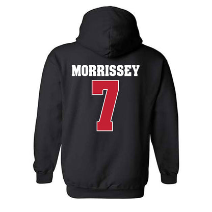 Wisconsin - NCAA Men's Ice Hockey : Gavin Morrissey - Classic Shersey Hooded Sweatshirt-1