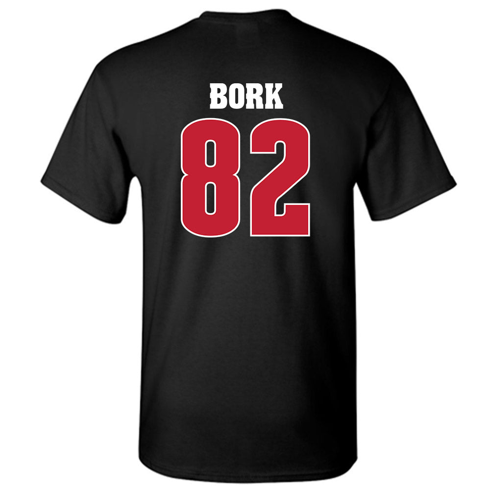 Wisconsin - NCAA Football : Emmett Bork - Classic Shersey T-Shirt-1