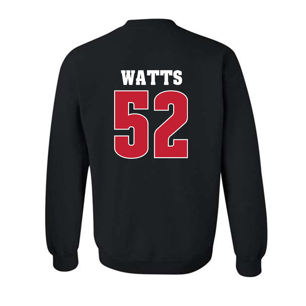 Wisconsin - NCAA Football : Hardy Watts - Classic Shersey Crewneck Sweatshirt-1