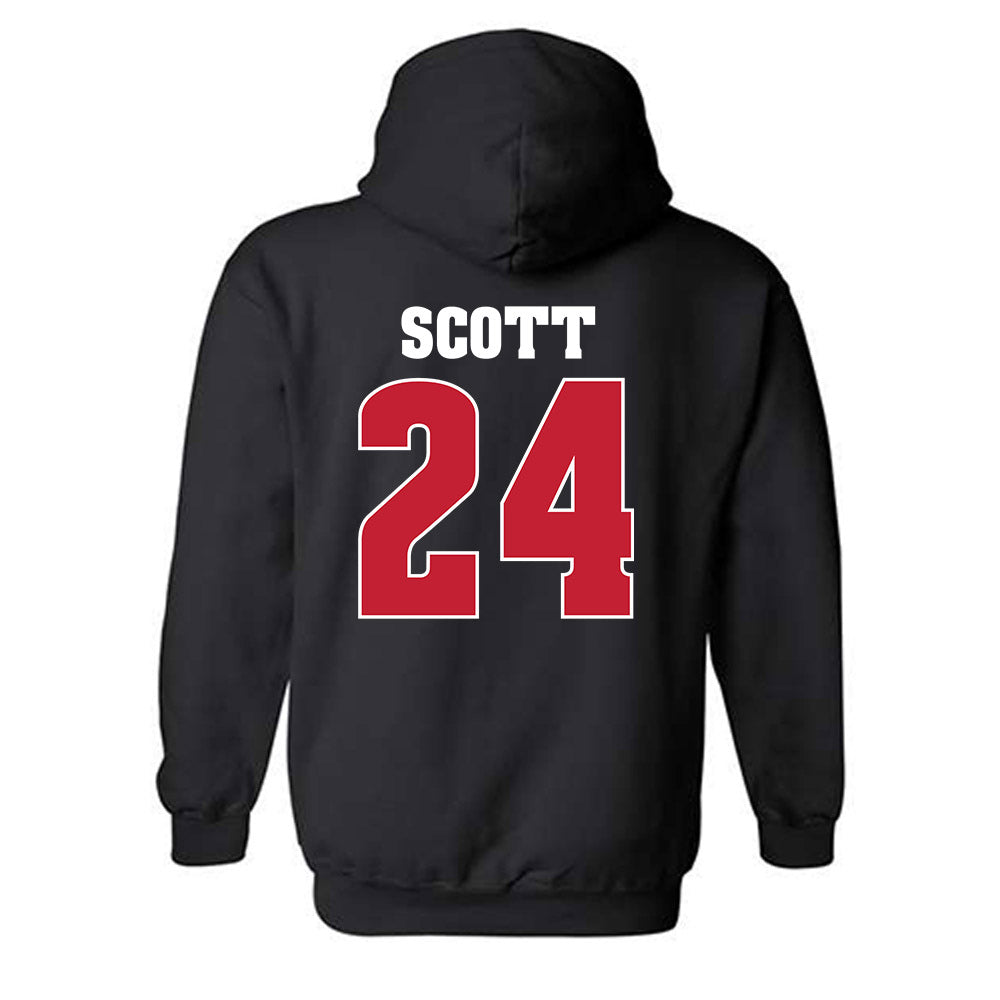 Wisconsin - NCAA Football : Jaimier Scott - Classic Shersey Hooded Sweatshirt-1
