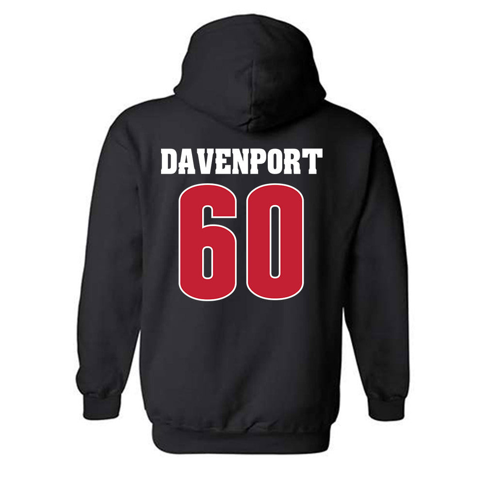 Wisconsin - NCAA Football : Nolan Davenport - Classic Shersey Hooded Sweatshirt-1