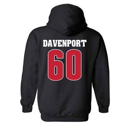Wisconsin - NCAA Football : Nolan Davenport - Classic Shersey Hooded Sweatshirt-1