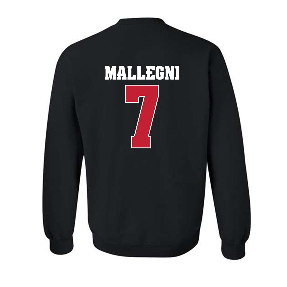 Wisconsin - NCAA Women's Basketball : Teagan Mallegni - Classic Shersey Crewneck Sweatshirt-1