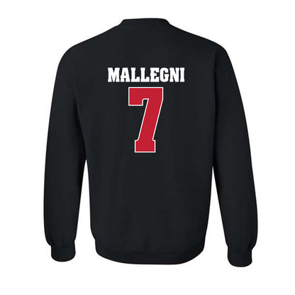 Wisconsin - NCAA Women's Basketball : Teagan Mallegni - Classic Shersey Crewneck Sweatshirt-1