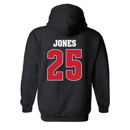 Wisconsin - NCAA Men's Soccer : Ellis Jones - Classic Shersey Hooded Sweatshirt-1