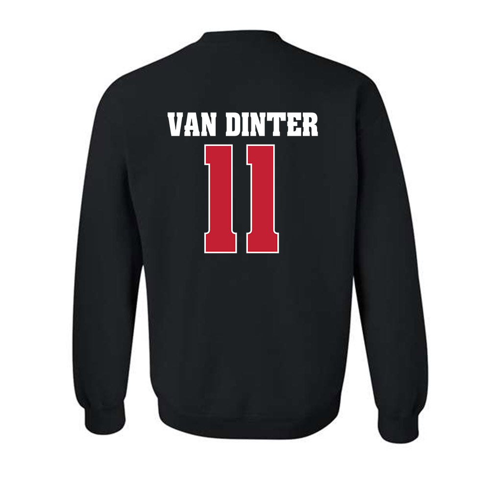 Wisconsin - NCAA Football : Carson Van Dinter - Classic Shersey Crewneck Sweatshirt-1