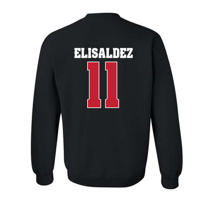 Wisconsin - NCAA Women's Basketball : Caia Elisaldez - Classic Shersey Crewneck Sweatshirt-1