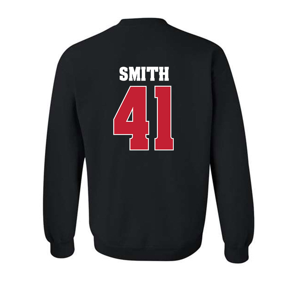 Wisconsin - NCAA Football : McCoy Smith - Classic Shersey Crewneck Sweatshirt-1