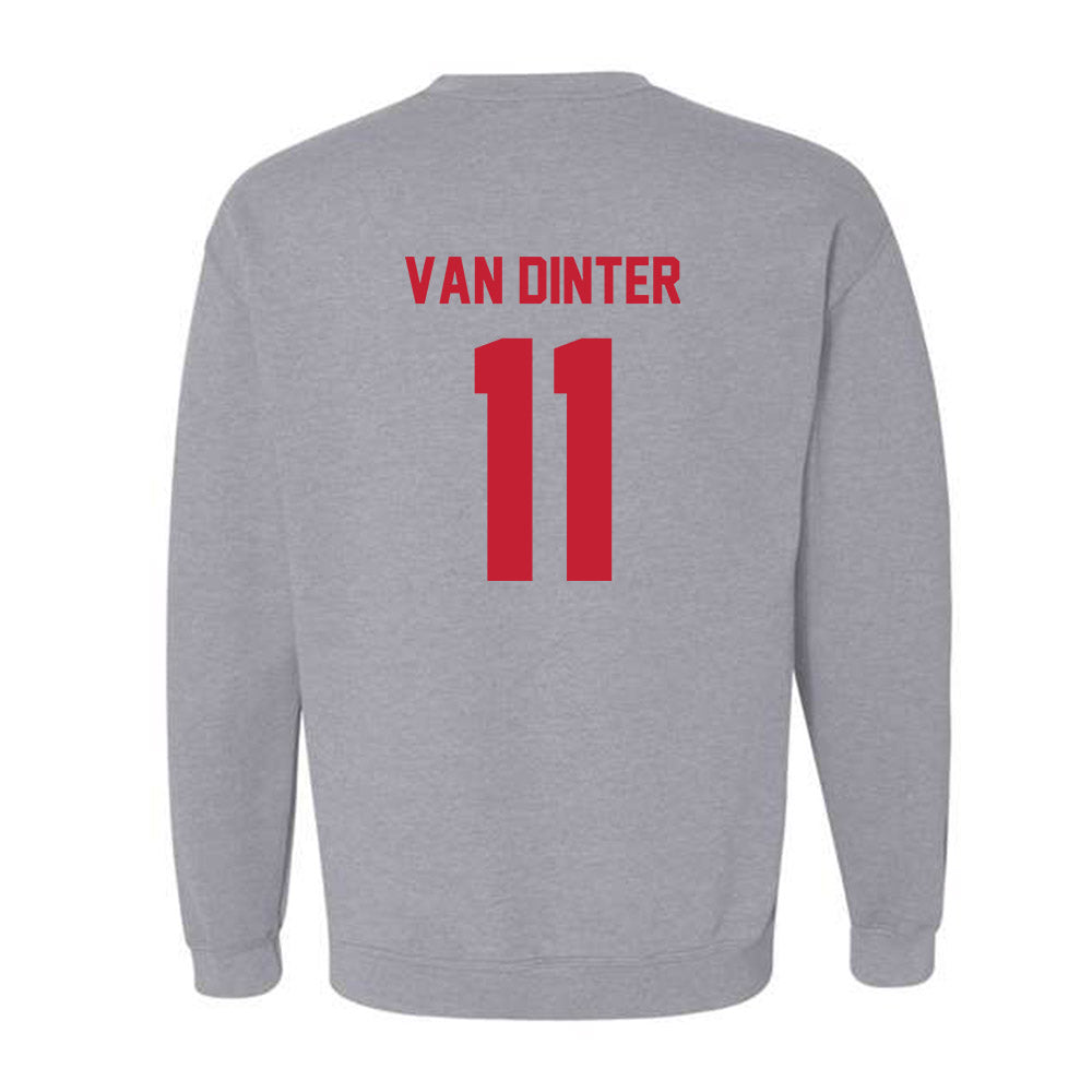 Wisconsin - NCAA Football : Carson Van Dinter - Classic Shersey Crewneck Sweatshirt-1