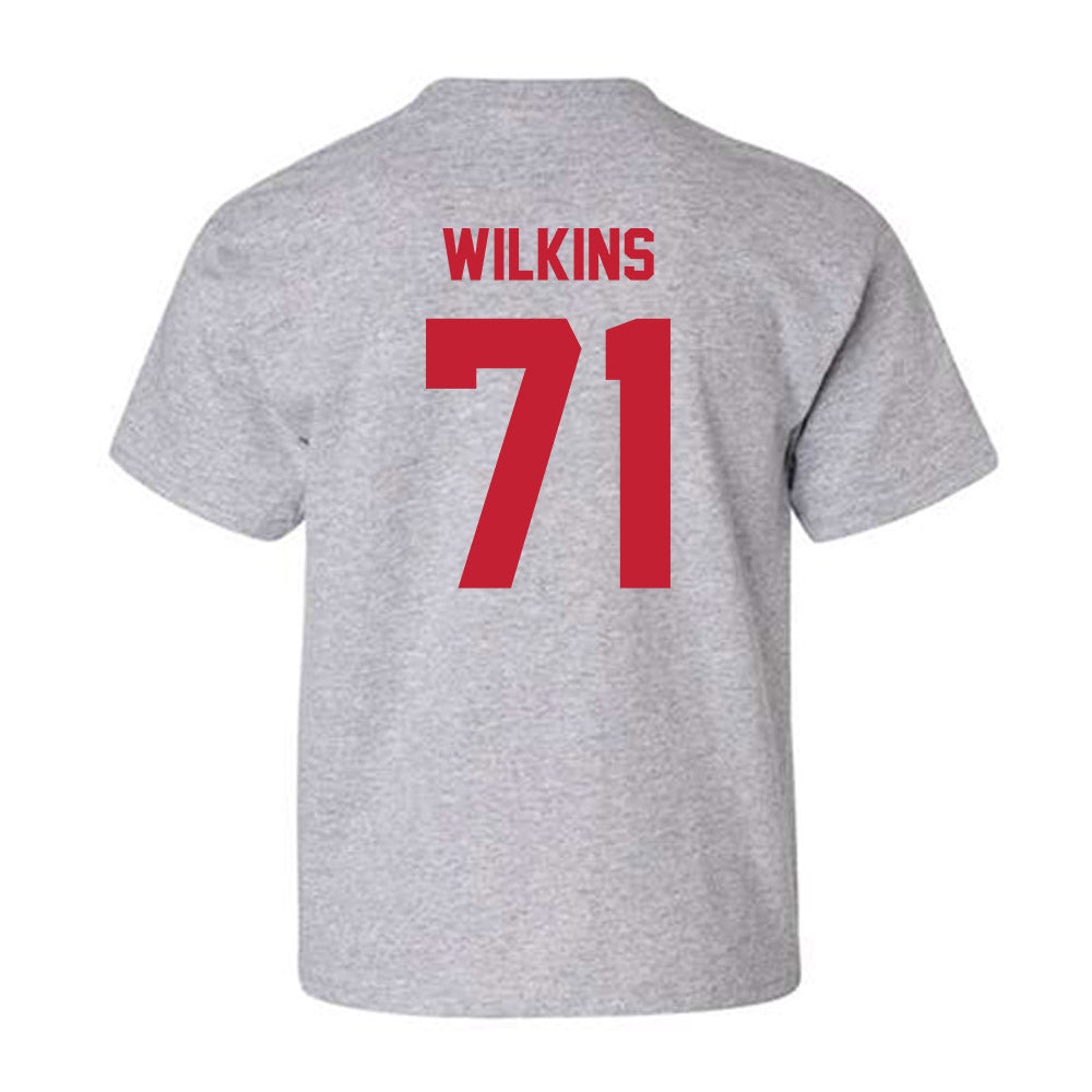 Wisconsin - NCAA Football : Pj Wilkins - Classic Shersey Youth T-Shirt-1