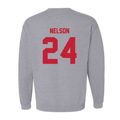Wisconsin - NCAA Women's Soccer : Brooke Nelson - Classic Shersey Crewneck Sweatshirt-1