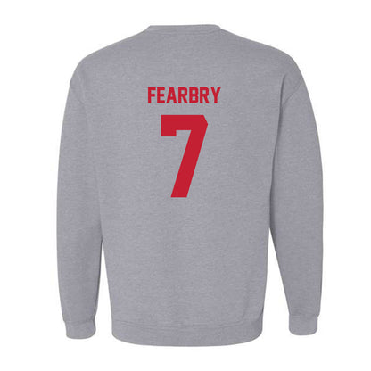 Wisconsin - NCAA Football : Tyreese Fearbry - Classic Shersey Crewneck Sweatshirt-1