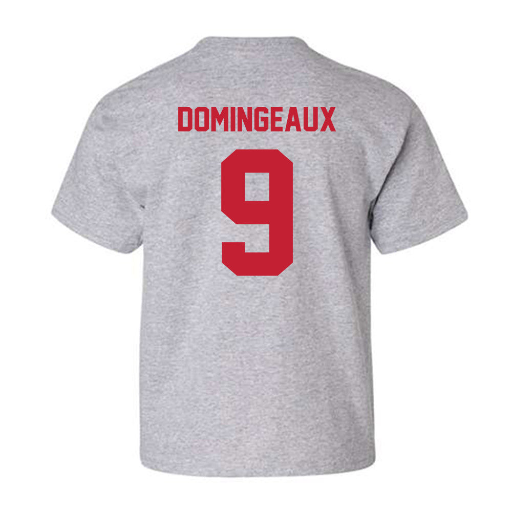 Wisconsin - NCAA Football : Jaylon Domingeaux - Classic Shersey Youth T-Shirt-1