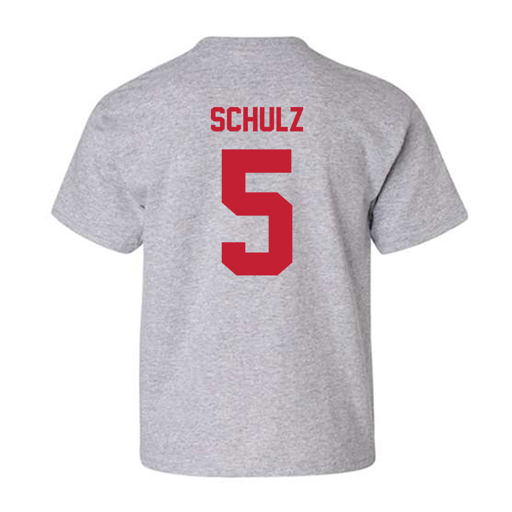 Wisconsin - NCAA Men's Ice Hockey : Zach Schulz - Classic Shersey Youth T-Shirt-1