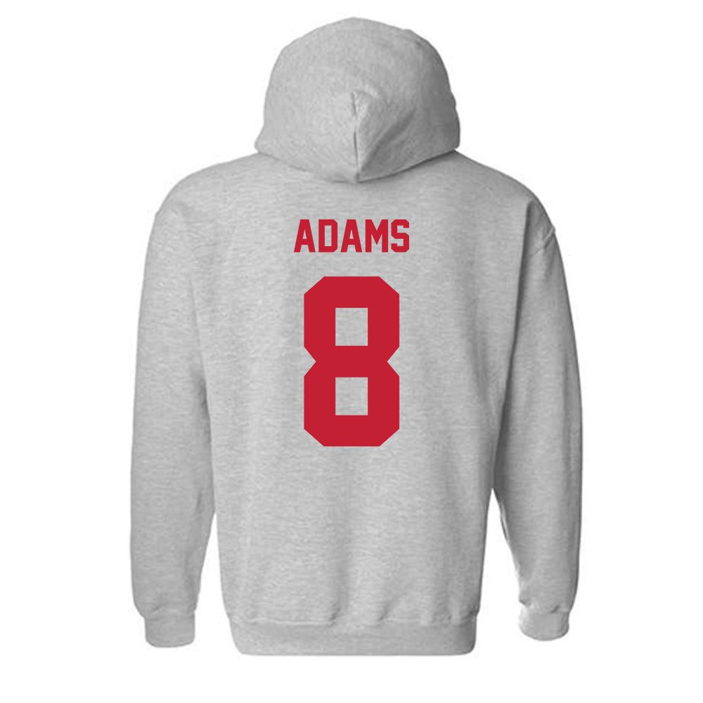 Wisconsin - NCAA Football : Deuce Adams - Classic Shersey Hooded Sweatshirt-1