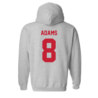 Wisconsin - NCAA Football : Deuce Adams - Classic Shersey Hooded Sweatshirt-1