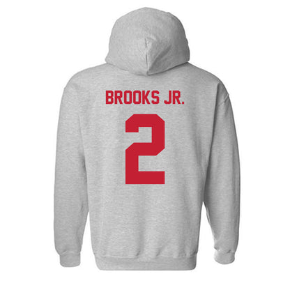 Wisconsin - NCAA Football : Chris Brooks Jr. - Classic Shersey Hooded Sweatshirt-1