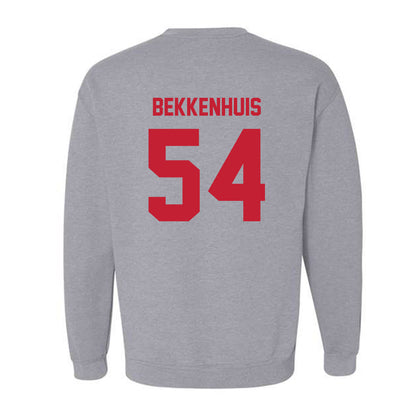 Wisconsin - NCAA Football : Brady Bekkenhuis - Classic Shersey Crewneck Sweatshirt-1