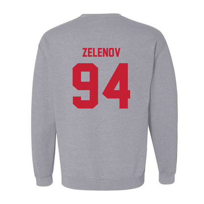 Wisconsin - NCAA Men's Ice Hockey : Vasily Zelenov - Classic Shersey Crewneck Sweatshirt-1