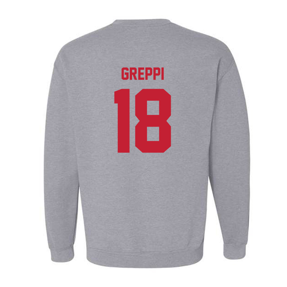 Wisconsin - NCAA Men's Basketball : Riccardo Greppi - Classic Shersey Crewneck Sweatshirt-1